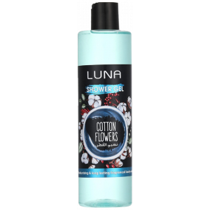 LUNA SHOWER GEL COTTON FLOWERS MOISTURIZING LONG LASTING FRAGRANCED BODY WASH 500 ML